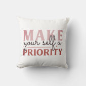 自分を優先する クッション (正面)