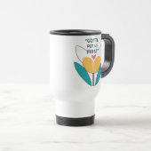 自分を優先する:私を最初に置く トラベルマグ (正面右)