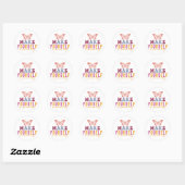 自分を優先する Pastel グラフィック ラウンドシール (シート)