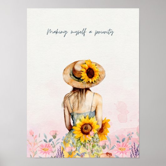 自分を優先ポスターにする ポスター (正面)