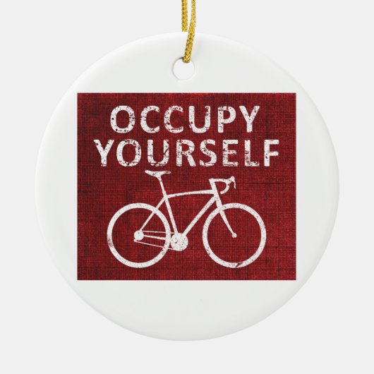 自分を占領する セラミックオーナメント (正面)