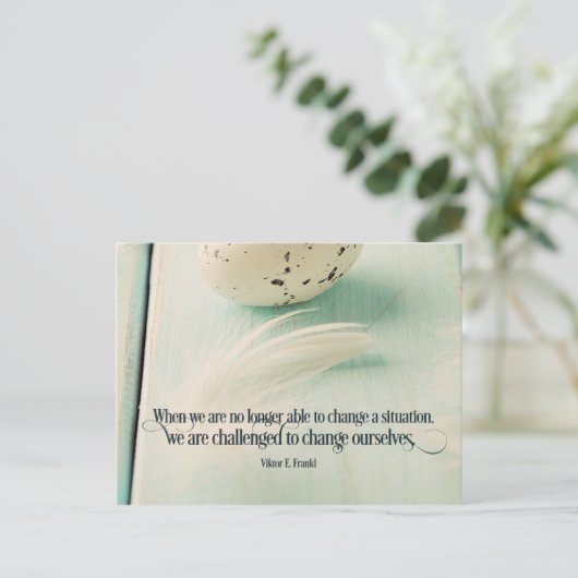 自分を変えようと挑戦される ポストカード (スタンド正面)