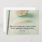 自分を変えようと挑戦される ポストカード (正面/裏面)