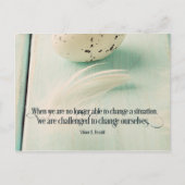 自分を変えようと挑戦される ポストカード (正面)