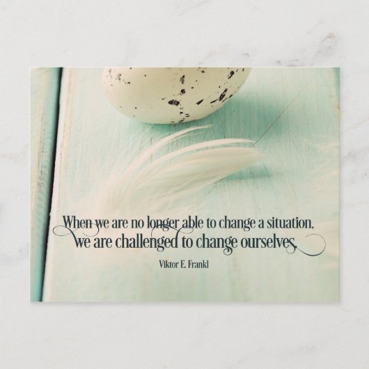 自分を変えようと挑戦される ポストカード (正面)