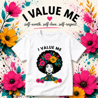 自分を大切に アファメーションTシャツ | 自己愛グラフィック Tシャツ