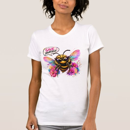 自分を守れ Tシャツ (正面)