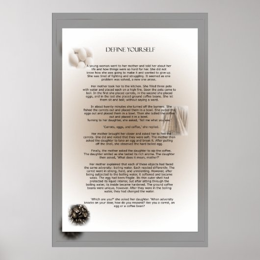 自分を定義 ポスター (正面)