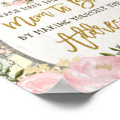 自分を宛先とする旅行マップグローブベビー ポスター (角)