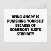 自分を怒責めること ポストカード (正面)