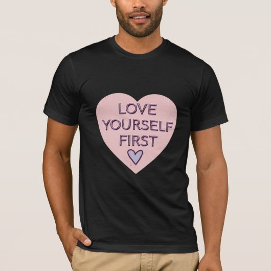 自分を愛してあげて Tシャツ (正面)