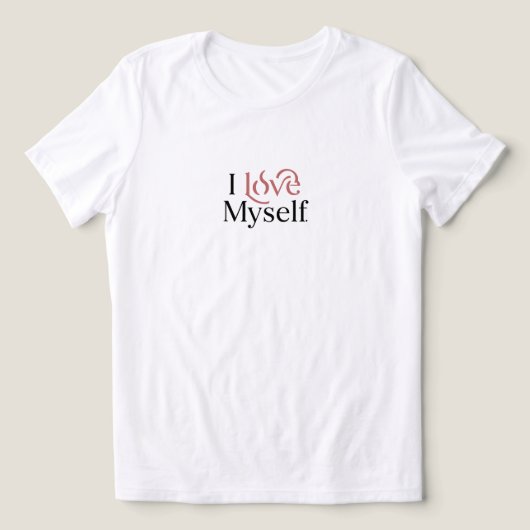 自分を愛してます。 トライブレンドTシャツ (デザイン正面)