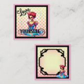 自分を愛してよ、スカルガール ノートカード (正面/裏面)