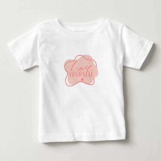 自分を愛して  ベビーTシャツ (正面)