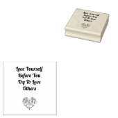 自分を愛して….. ラバースタンプ (押印)