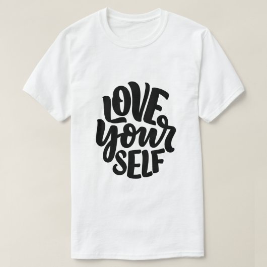 自分を愛して Tシャツ (デザイン正面)