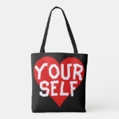 自分を愛しなさい。 トートバッグ (裏面)