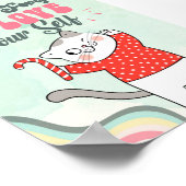 自分を愛し忘れてはいけよ、クリスマス引用文 ポスター (角)