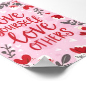 自分を愛し、他人を愛するバレンタインデー ポスター (角)