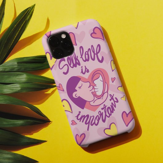 自分を愛することが大切 iPhoneケース