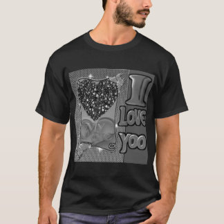 自分を愛するブラックハートTシャツ | 自己愛を込めて Tシャツ