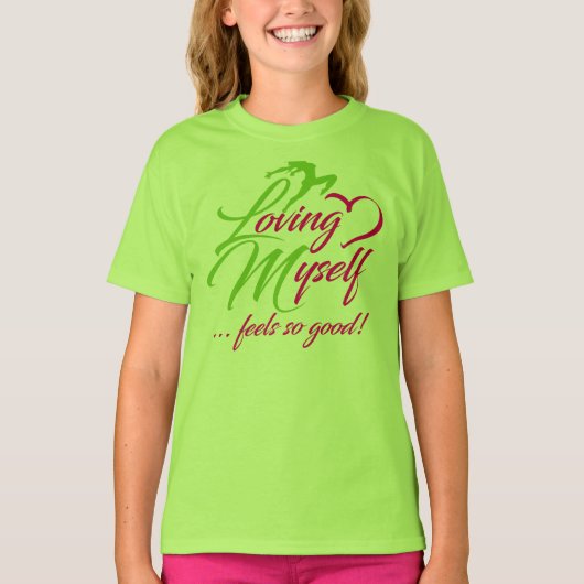 自分を愛するモチベーション Tシャツ (正面)