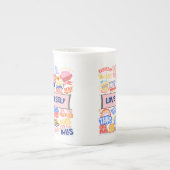 自分を愛する専門のマグカップ ボーンチャイナマグカップ (正面)
