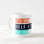 自分を愛する コーヒーマグカップ (正面左)