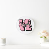 自分を愛せよ ラウンド壁時計 (ホーム)