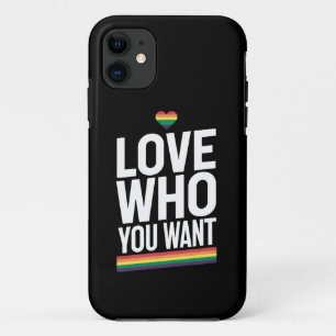 自分を愛そう 虹色 ゲイ プライド フラッグ LGBTQ iPhone 11 ケース