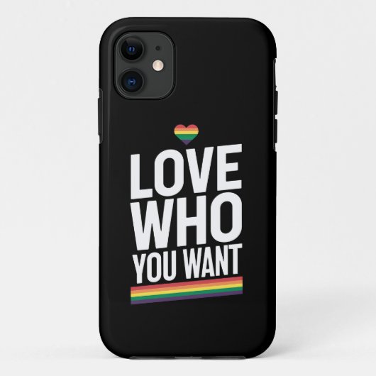 自分を愛そう 虹色 ゲイ プライド フラッグ LGBTQ Case-Mate iPhoneケース (裏面)