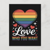 自分を愛そう LGBTQ プライド シーズンポストカード (正面)