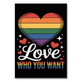 自分を愛そう LGBTQ+ プライド テーブルナンバー (裏面)