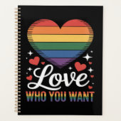 自分を愛そう LGBTQ プライド プランナー手帳 (正面)