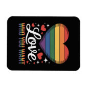 自分を愛そう LGBTQ プライド マグネット (横)