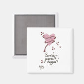 自分を抱きしめる マグネット (正面/裏面)