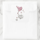 自分を抱き締めたと考える スクエアシール (バッグ)