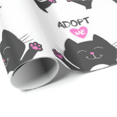 自分を採用-背景色を選択 ラッピングペーパー (ロールコーナー)