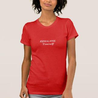 自分を教育するTシャツ 教育 大学 Tシャツ