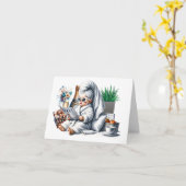 自分を甘やかして カード (黄色い花)