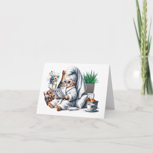 自分を甘やかして カード (正面)