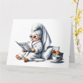 自分を甘やかして カード (黄色い花)