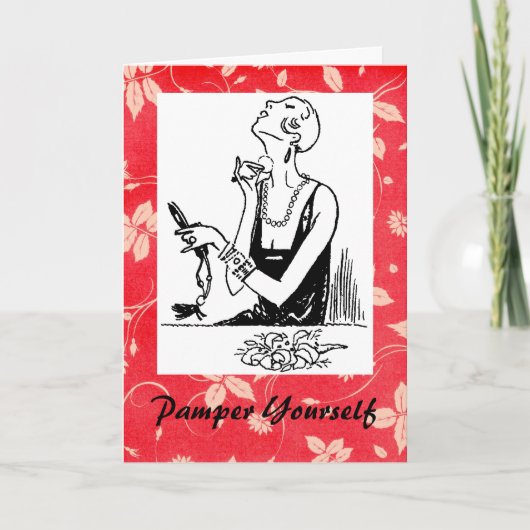 自分を甘やかす カード (正面)