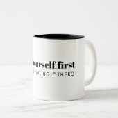 自分を癒す ツートーンマグカップ (正面右)