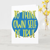 自分を真の回復のスローガンにする カード (黄色い花)