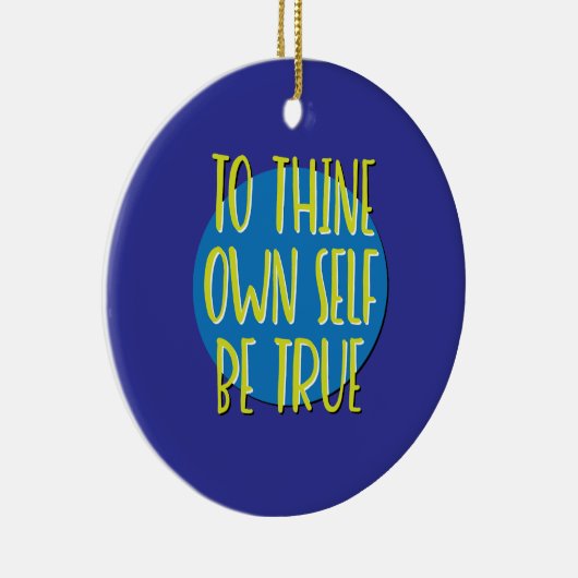 自分を真の回復のスローガンにする セラミックオーナメント (右)