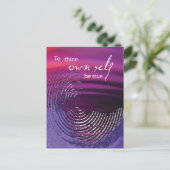 自分を真の渦巻きにする ポストカード (スタンド正面)