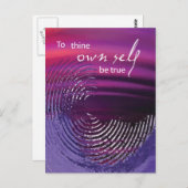 自分を真の渦巻きにする ポストカード (正面/裏面)