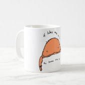 自分を知るのに一人のカニが必要だ コーヒーマグカップ (正面左)