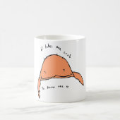 自分を知るのに一人のカニが必要だ コーヒーマグカップ (中央)